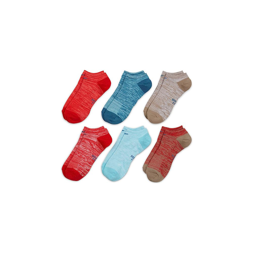 Nike womens Women's Lightweight No-show Training Socks (6 Pairs)